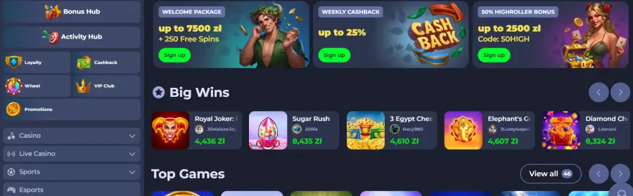 Fridayroll casino